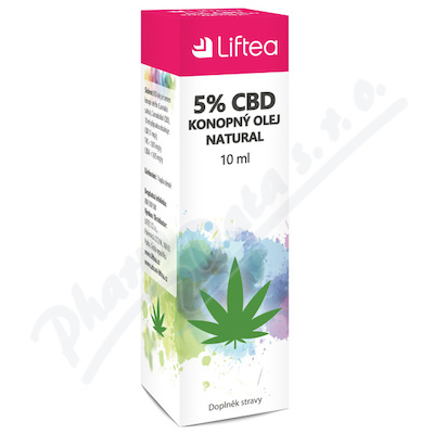 LIFTEA 5% CBD konopn olej 10ml