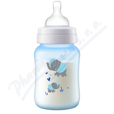 AVENT Lhev Anti-colic 260ml modr-slon