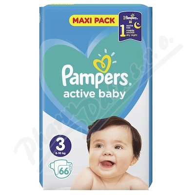 Pampers Active Baby 3 Midi 6-10kg 66ks