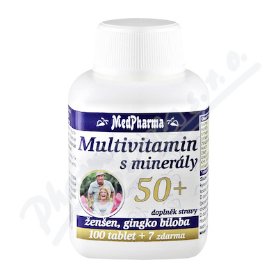 MedPharma Multivitamin s minerly 50+ tbl. 107