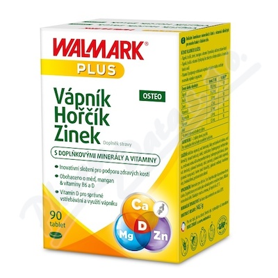 Walmark Váp-Hoř-Zinek Osteo tbl. 90