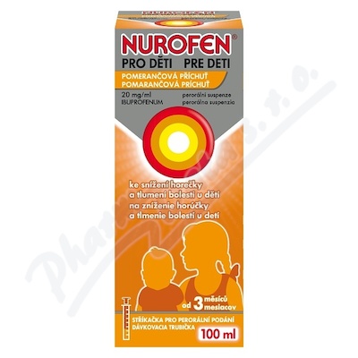 Nurofen pro dti 20mg-ml por. sus. 100ml II