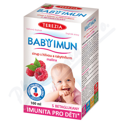 BABY IMUN sirup s hlvou a rakytnkem MALINA 100ml