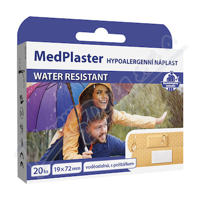 MedPlaster Náplast water resistant 19x72mm 20ks