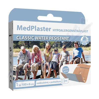 MedPlaster Náplast CLASSIC water resist. 100x6cm