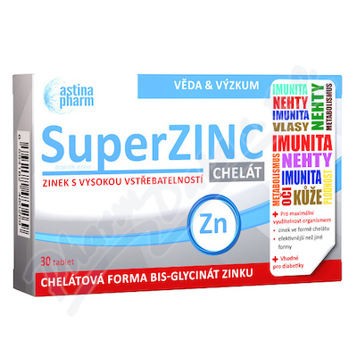 Astina SuperZINC CHELÁT tbl. 30