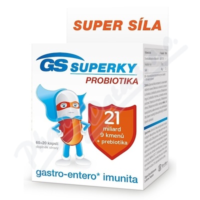 GS Superky probiotika cps. 60+20 ČR-SK