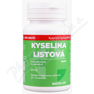 Kyselina listov RAPID 30+15 pastilek