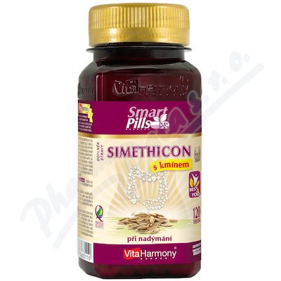 VitaHarmony Simethicon 80 mg s kmnem tob. 120
