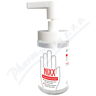 NIXX hygienický gel na ruce 200 ml dávk. ike sklo
