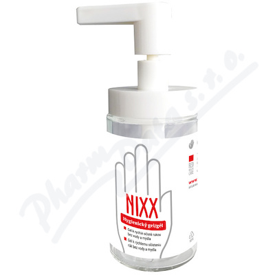 NIXX hygienick gel na ruce 200 ml dvk. ike sklo