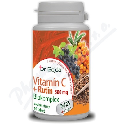 Vitamn C + RUTIN Biokomplex 500mg tbl. 60 Dr. Bojda