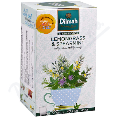 Dilmah Lemongrass&Spearmint bylin. čaj n. s. 20x2g