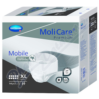 Inkont.  kalh.  MOLICARE MOBILE 10kapek XL 14ks