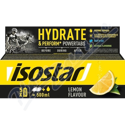 ISOSTAR Powertabs umiv tablety citrn 10x12g