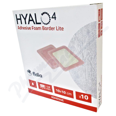 Hyalo4 Silic. Adhes. Border Lite Foam dr. 10x10-10ks
