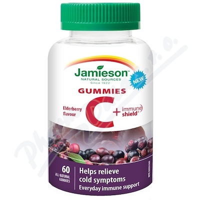 JAMIESON Vitamin C+Immune Shield Gummies pas. 60