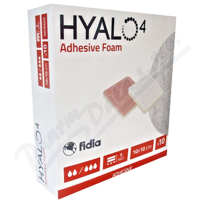 Hyalo4 Silic. Adhes. Non-Border Foam Dres. 10x10 10ks