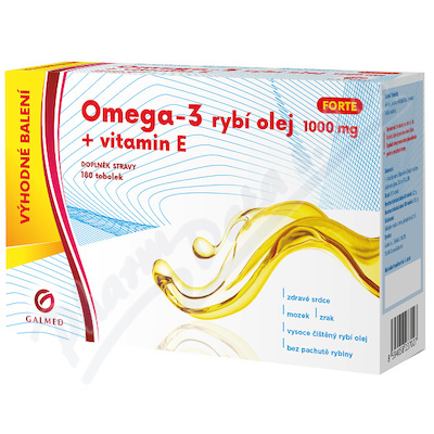 Omega-3 ryb olej forte tob. 180 Galmed