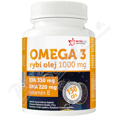 Omega 3 ryb olej 1000mg EPA330mg-DHA220mg cps. 150