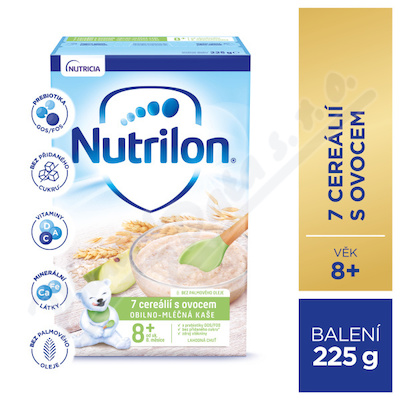 Nutrilon Obil. -ml. kae 7cereli s ovocem 225g 8M+