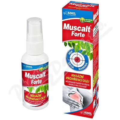 Aimil Muscalt Forte masážní prohřívací olej 60ml