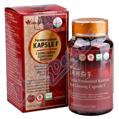 Ginlac Korejsk erven enen kapsle F cps. 60