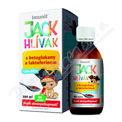 Hlva JACK HLVK sirup 300ml glukany + laktoferin