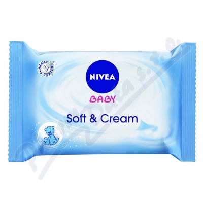 NIVEA Baby Soft&Cream istic ubrousky 63ks 86244
