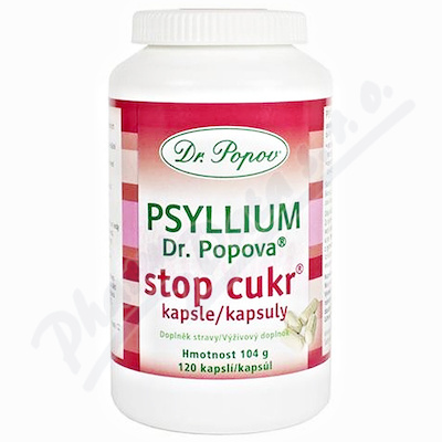 Dr. Popov Psyllium Stopcukr cps. 120