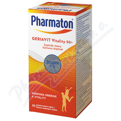 Pharmaton Geriavit Vitality 50+ tbl. 30