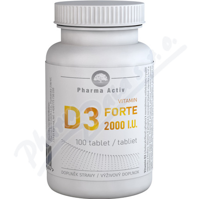 Vitamin D3 FORTE 2000 I. U. tbl. 100