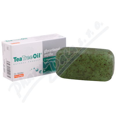 Tea Tree Oil mýdlo s lístky čajov. austr. NEW 90g