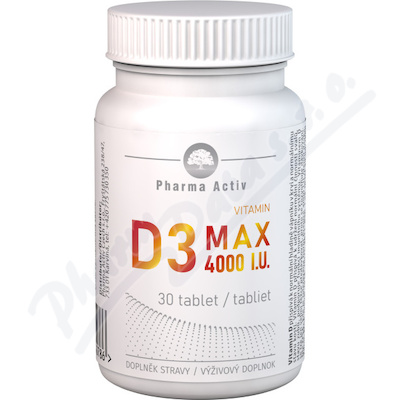 Vitamin D3 MAX 4000 I. U.  tbl. 30