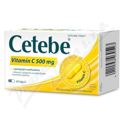 Cetebe Vitamn C 500mg cps. 60