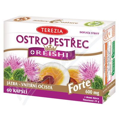 TEREZIA Ostropestřec+Reishi Forte cps. 60