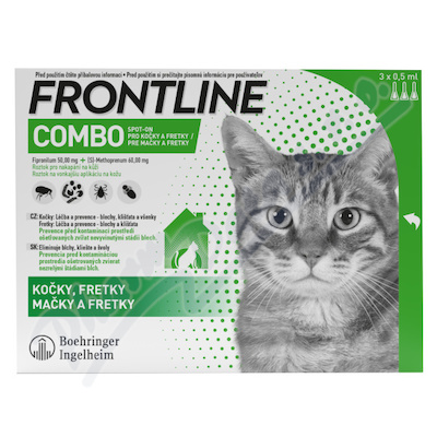 Frontline Combo Spot-on cat a. u. v. sol. 3x0. 5ml