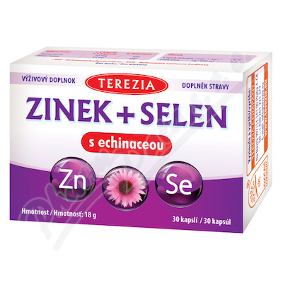 TEREZIA Zinek+selen+echinacea cps. 30