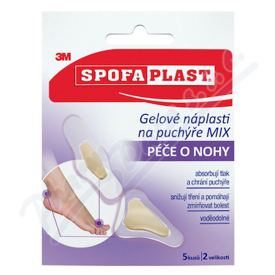 3M Spofaplast 913N Gel. nplasti na puche MIX 5ks