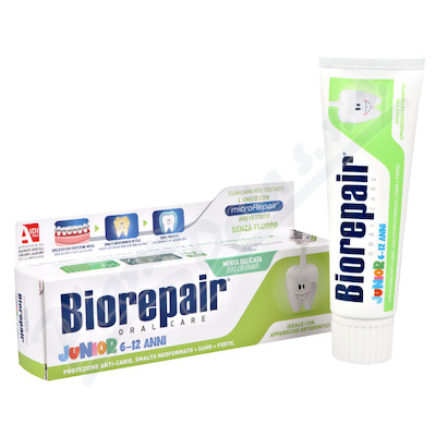 Biorepair Junior 6-12let zubn pasta mta 75ml