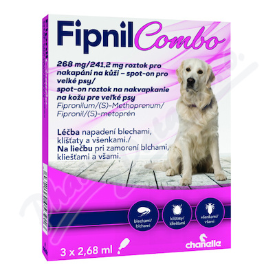 Fipnil Combo 268-241. 2mg spot-on Dog L 3x2. 68ml