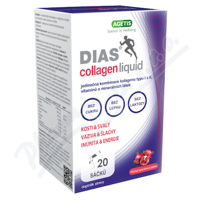 DIAS collagen liquid 15mlx20 sk Grant. jablko