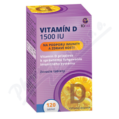 TOZAX Vitamin D 1500IU tbl. 120