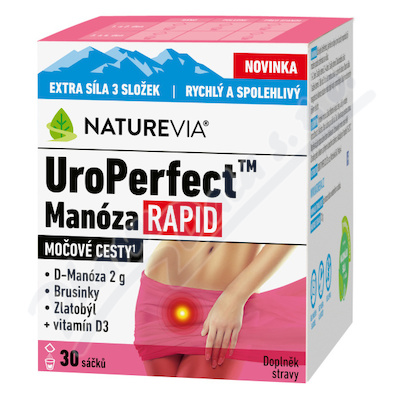 NatureVia UroPerfect Manza Rapid 30 sk