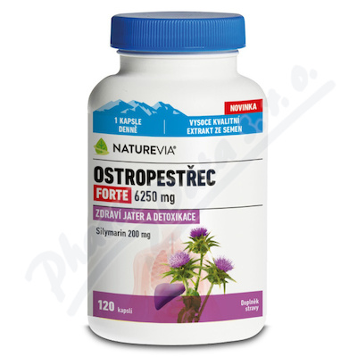 NatureVia Ostropestec forte cps. 120