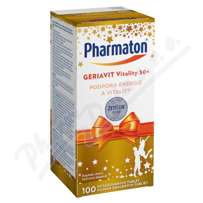 Pharmaton Geriavit Vitality 50+ tbl. 100 vánoč. bal. 