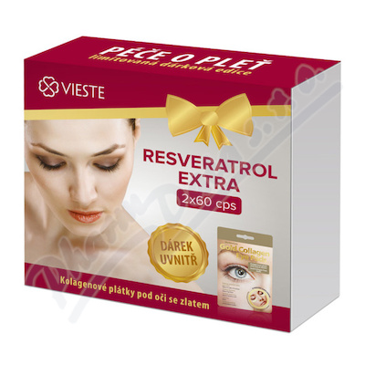 Vieste Resveratrol Extra cps. 2x60+dárek