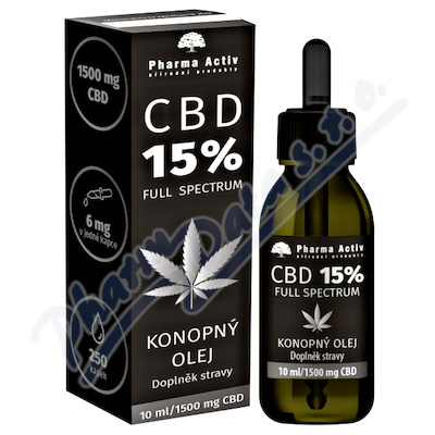 CBD 15% Konopn olej 1500mg 10ml