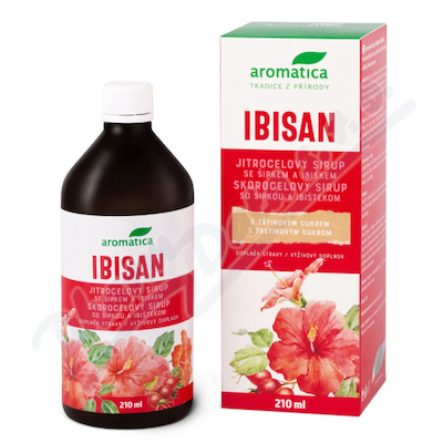 AROMATICA Ibisan jitrocel. sirup+pek+ibiek 210ml