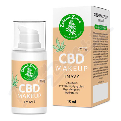 Zelen Zem CBD make-up tmav 15ml
